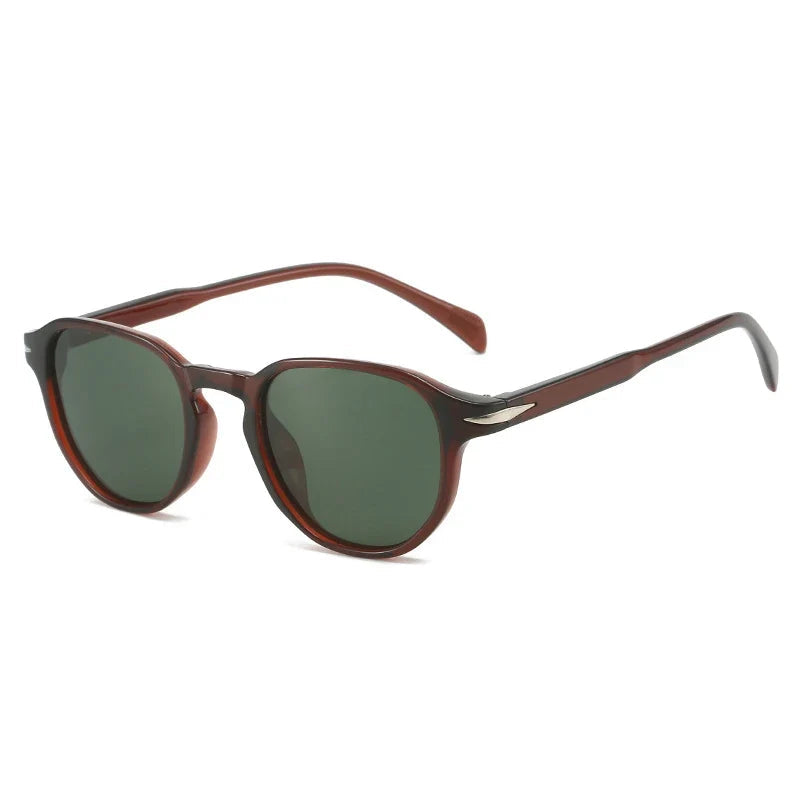 Polarisierte Oval Sonnenbrille – UV400