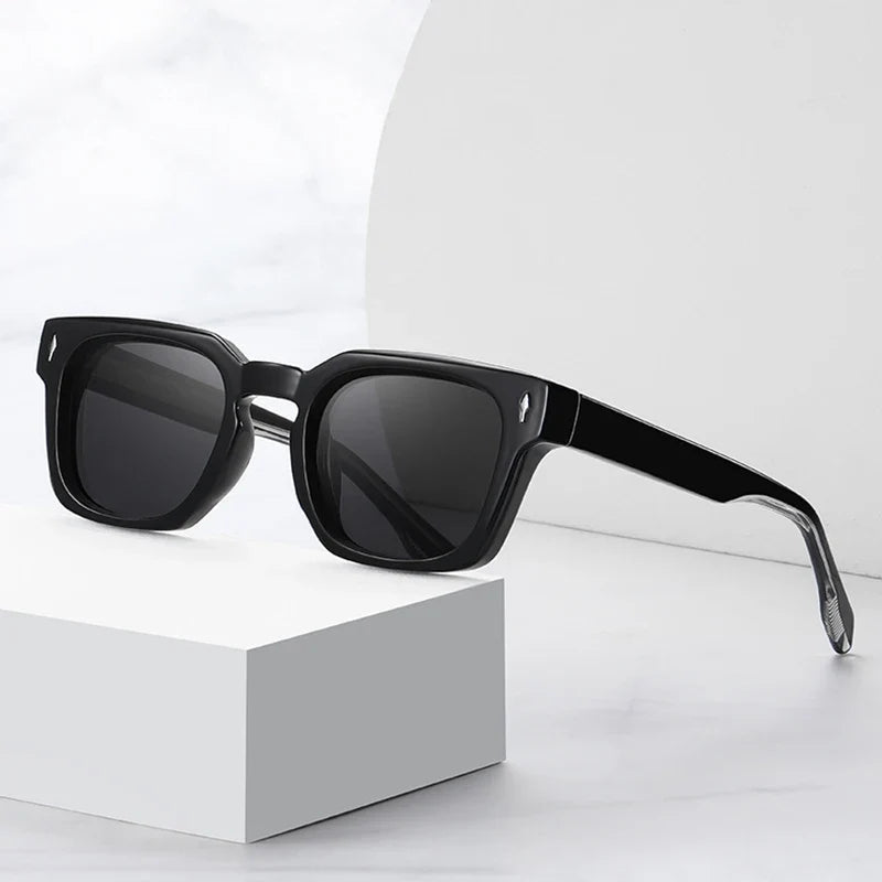 Polarisierte Retro Square Sonnenbrille - UV400