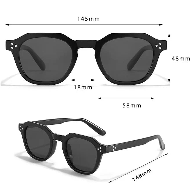 Polarisierte Retro-Sonnenbrille mit TR90-Rahmen – UV400