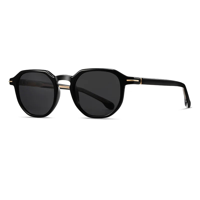 Polarisierte Sonnenbrille mit Nieten – UV400