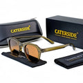 Polarisierte Sonnenbrille mit TR90-Rahmen – Olivengrün, polarisiert, UV400