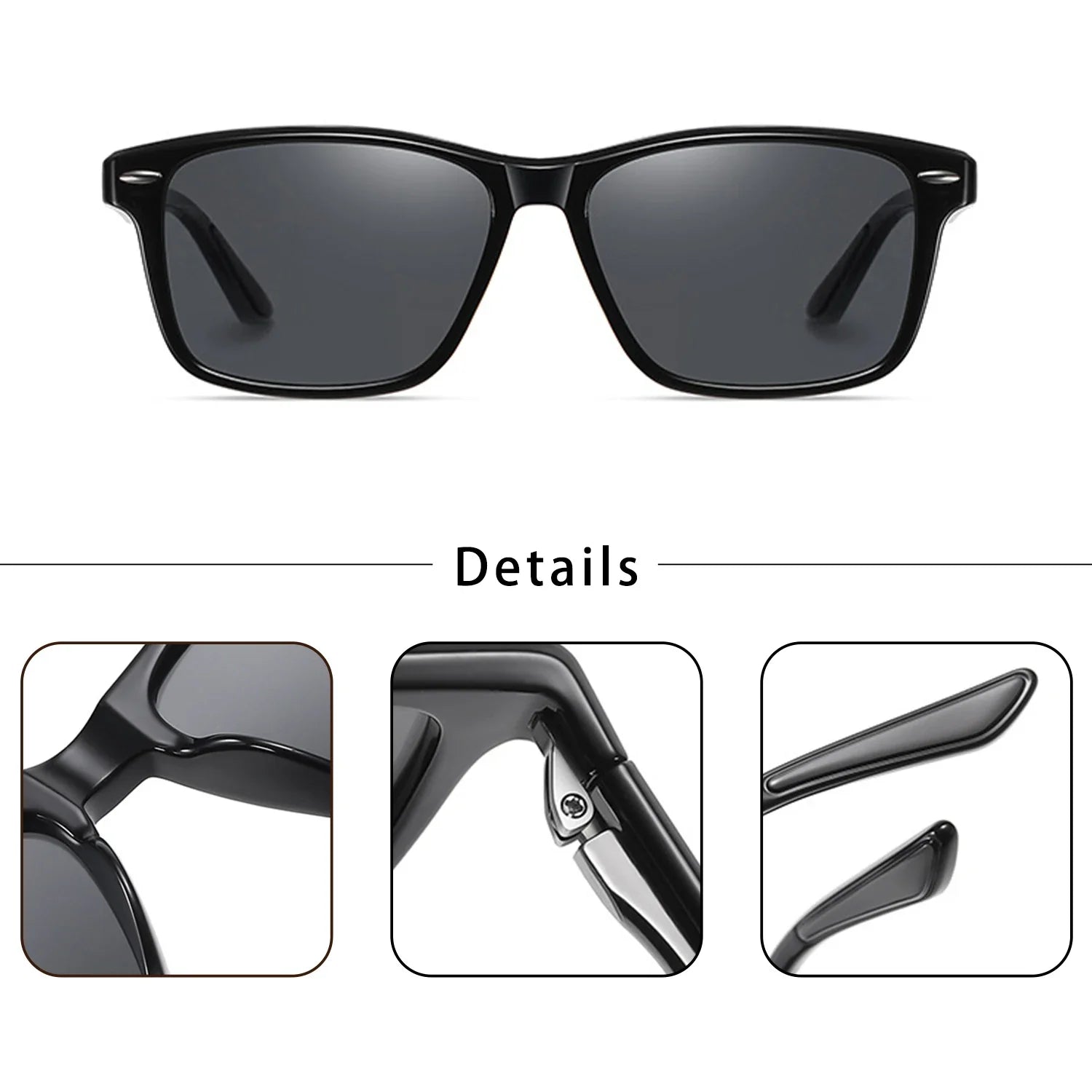 Polarisierte Sonnenbrille mit TR90-Rahmen – UV400