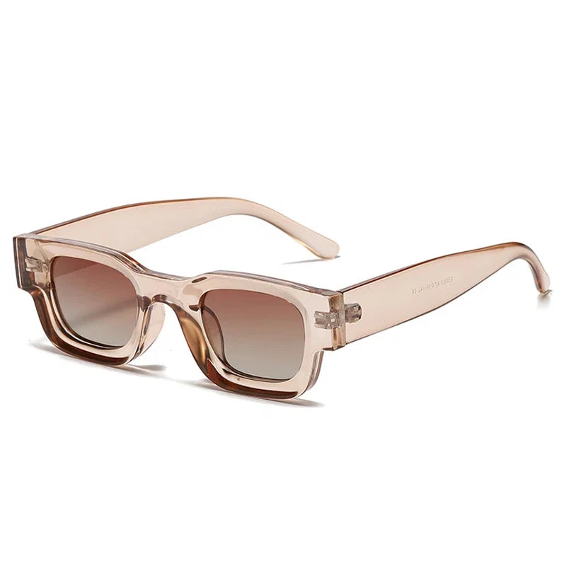 Polarisierte Vintage Square Brille – UV400