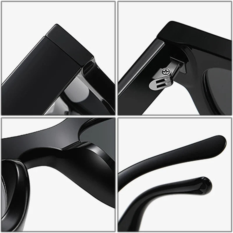 Polarisierte Vintage Square Brille – UV400