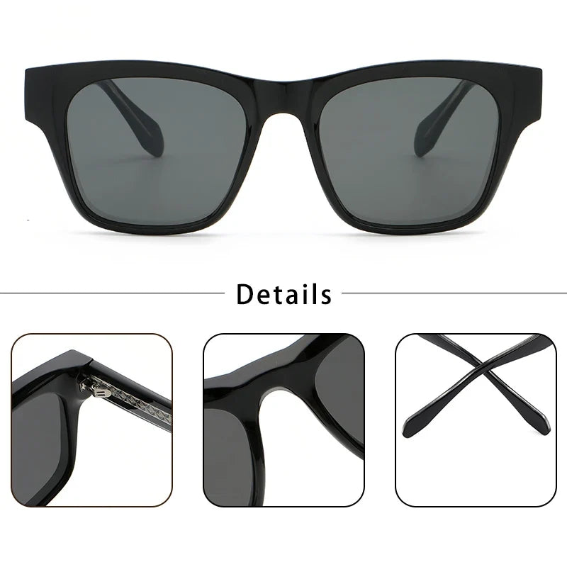 Quadratische Designer-Sonnenbrille – UV400
