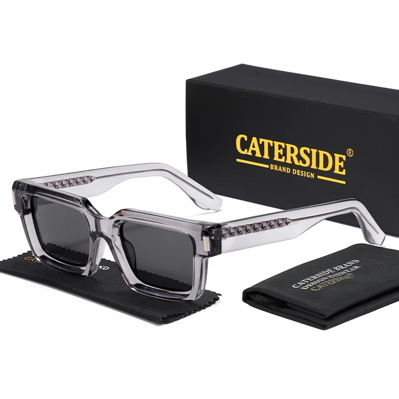 Quadratische Designer-Sonnenbrille – UV400
