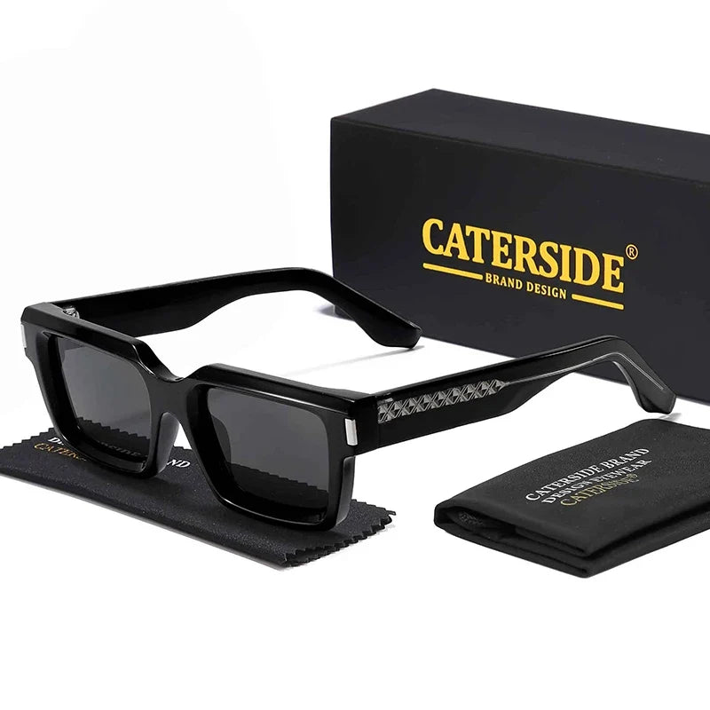 Quadratische Designer-Sonnenbrille – UV400