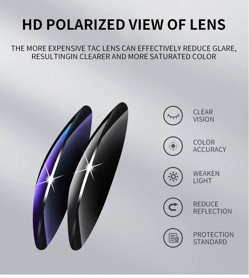 Quadratische Polarisierte Sonnenbrille - UV400
