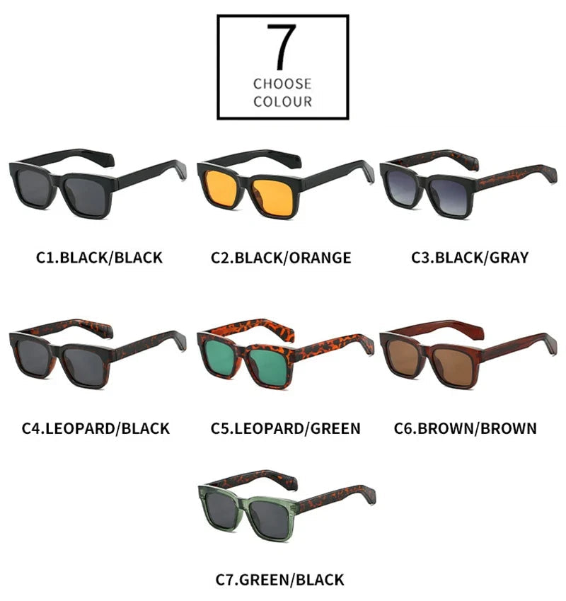 Quadratische Polarisierte Sonnenbrille - UV400