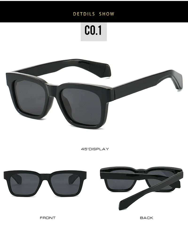 Quadratische Polarisierte Sonnenbrille - UV400