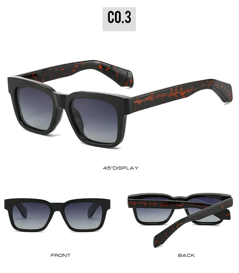 Quadratische Polarisierte Sonnenbrille - UV400
