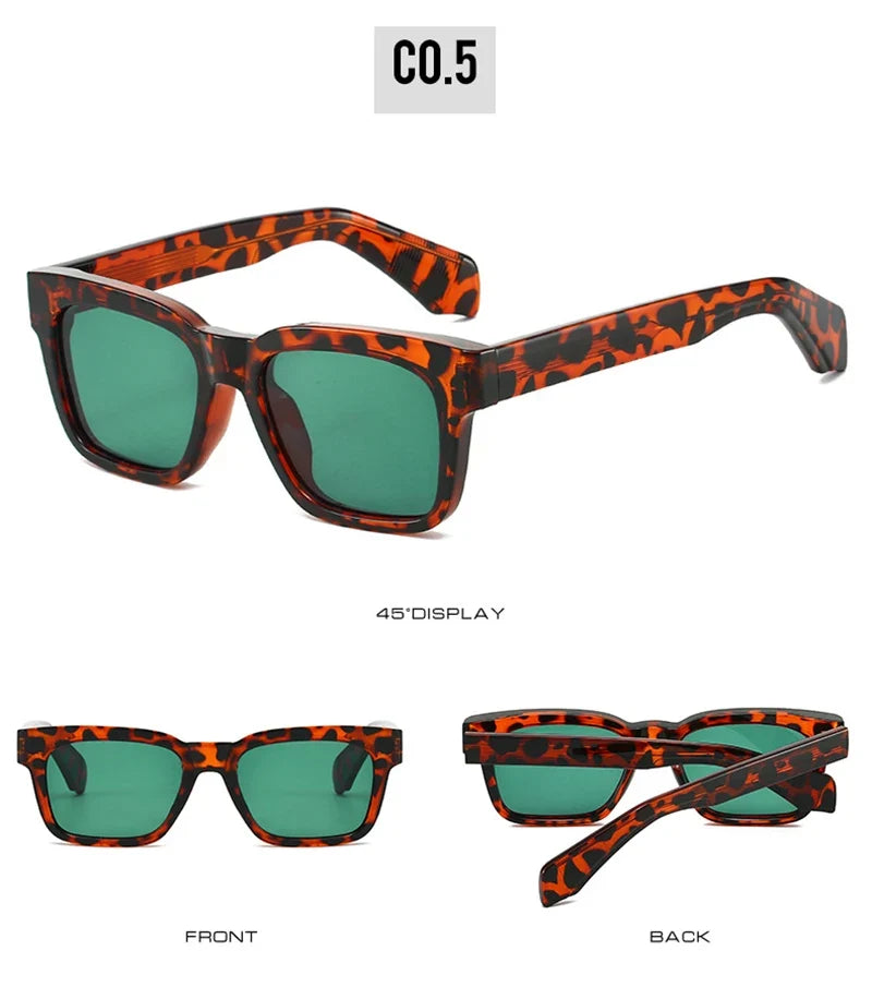 Quadratische Polarisierte Sonnenbrille - UV400