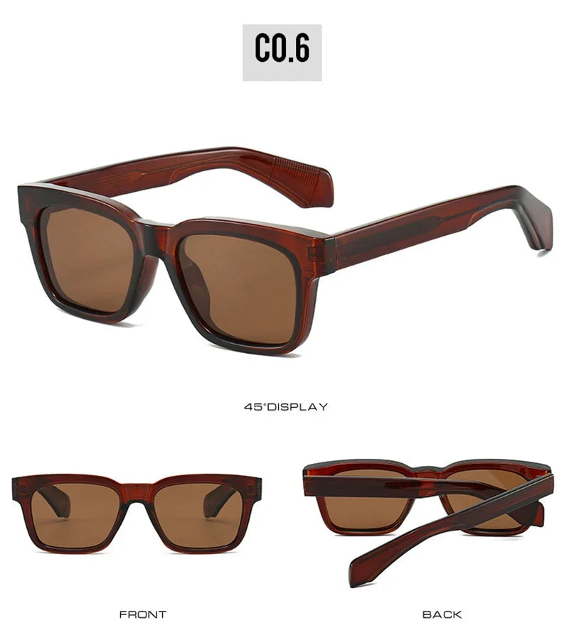 Quadratische Polarisierte Sonnenbrille - UV400
