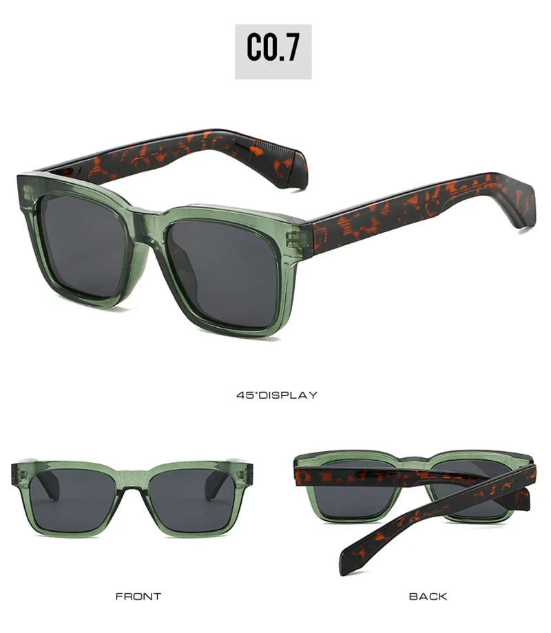 Quadratische Polarisierte Sonnenbrille - UV400