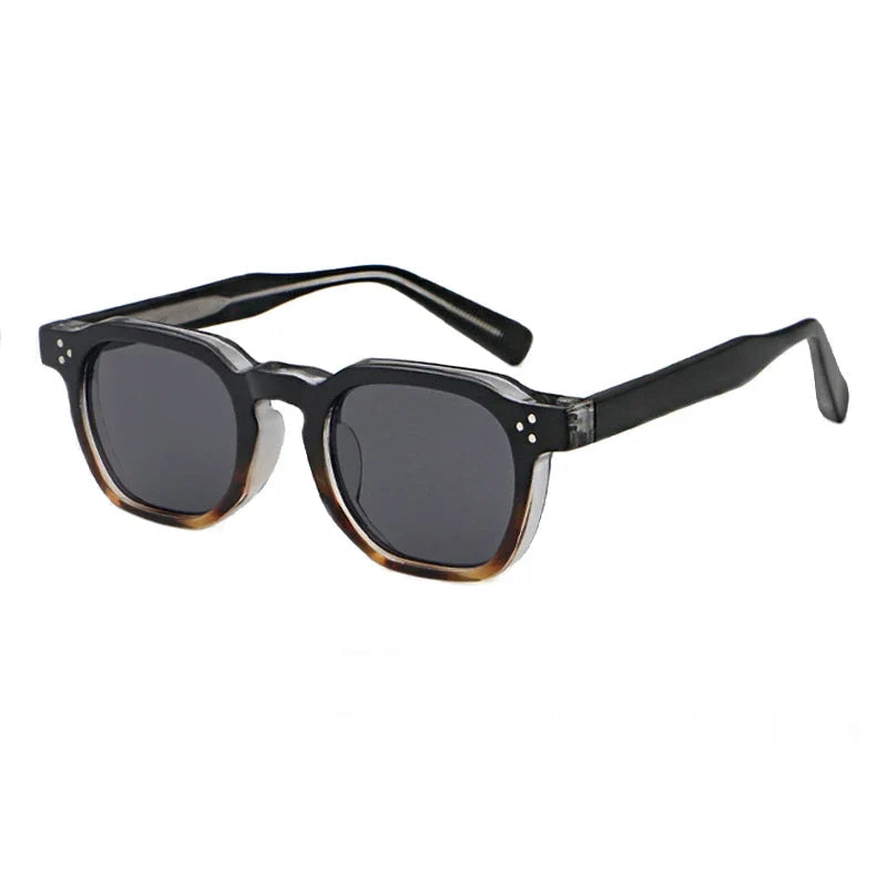 Quadratische Retro-Sonnenbrille – UV400