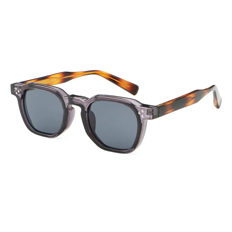 Quadratische Retro-Sonnenbrille – UV400