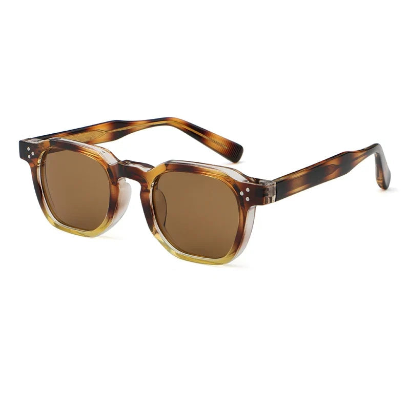 Quadratische Retro-Sonnenbrille – UV400