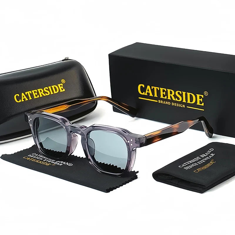 Quadratische Retro-Sonnenbrille – UV400