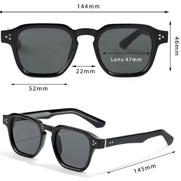 Quadratische Sonnenbrille – Produktansicht 3, UV400