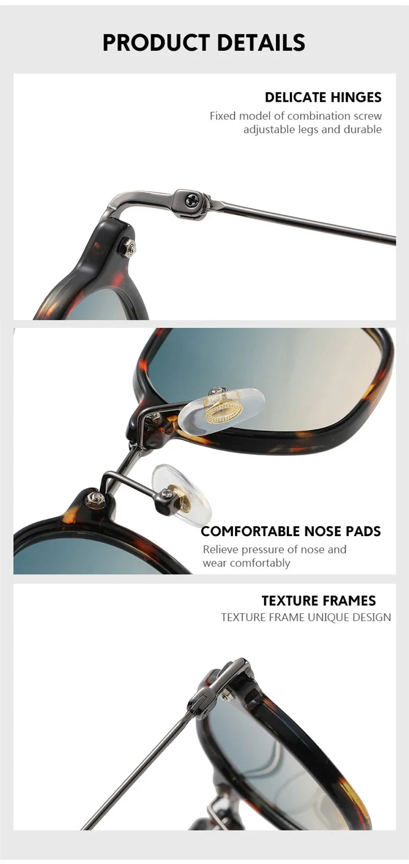 Quadratische Sonnenbrille - UV400