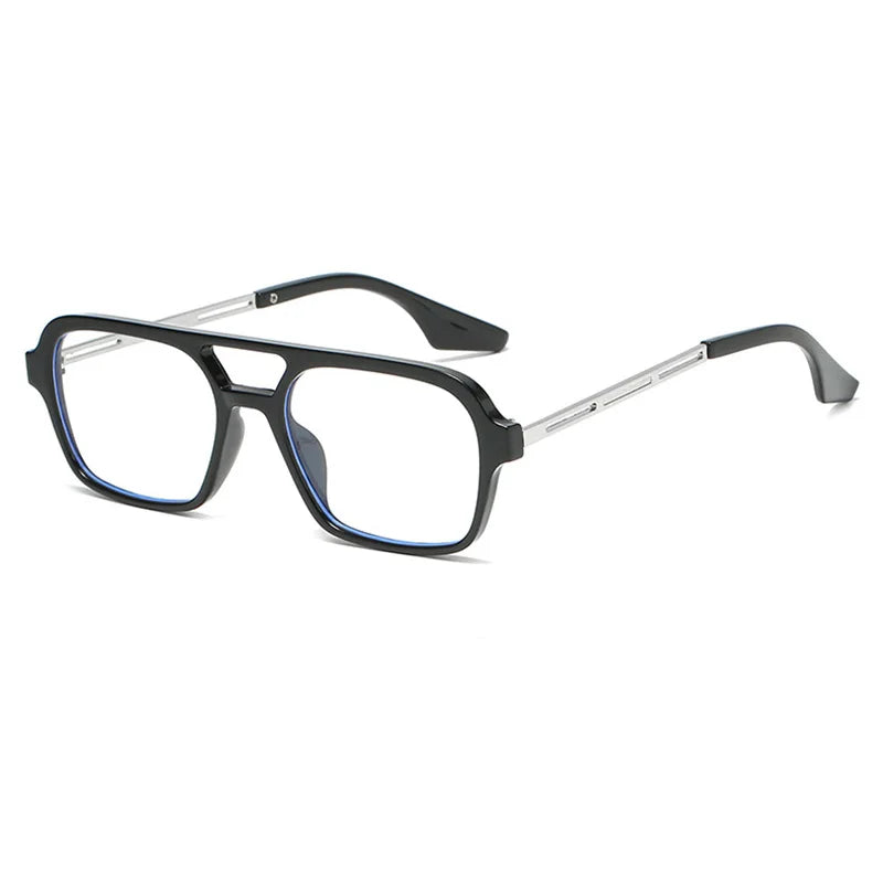 Quadratische Sonnenbrille mit Doppelsteg – UV400