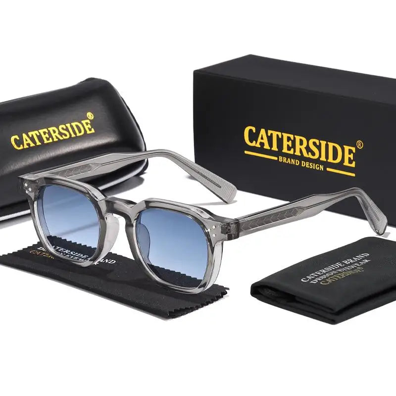 Quadratische Vintage-Sonnenbrille – UV400