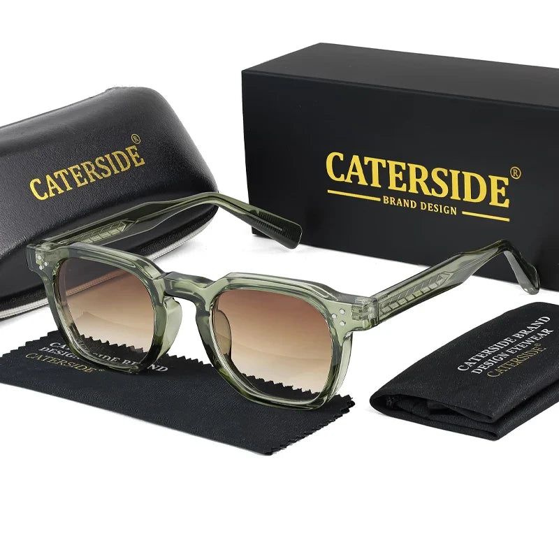 Quadratische Vintage-Sonnenbrille – UV400
