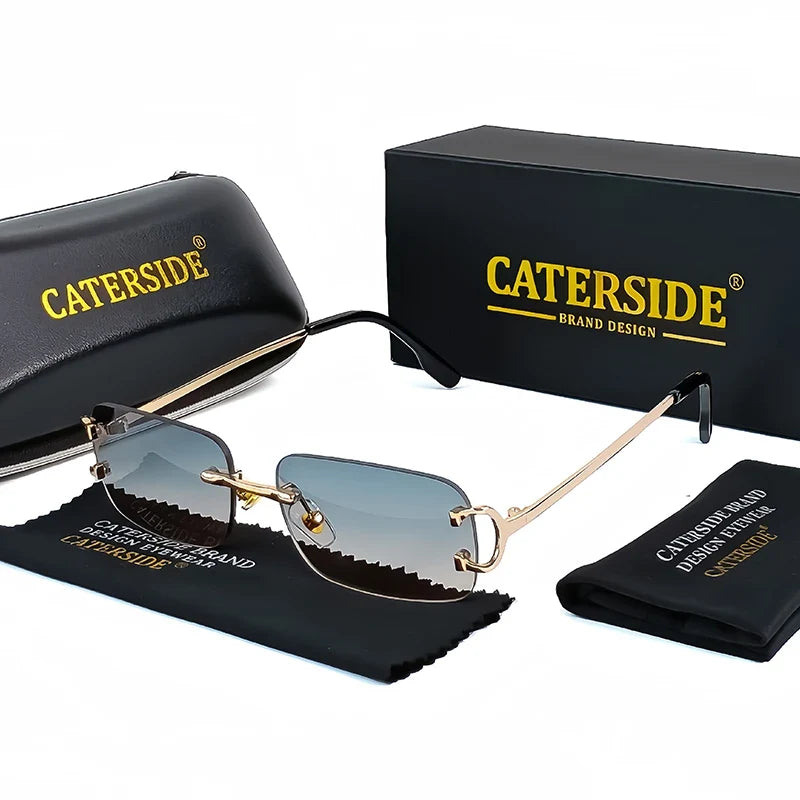 Rahmenlose Polarisierte Sonnenbrille – UV400