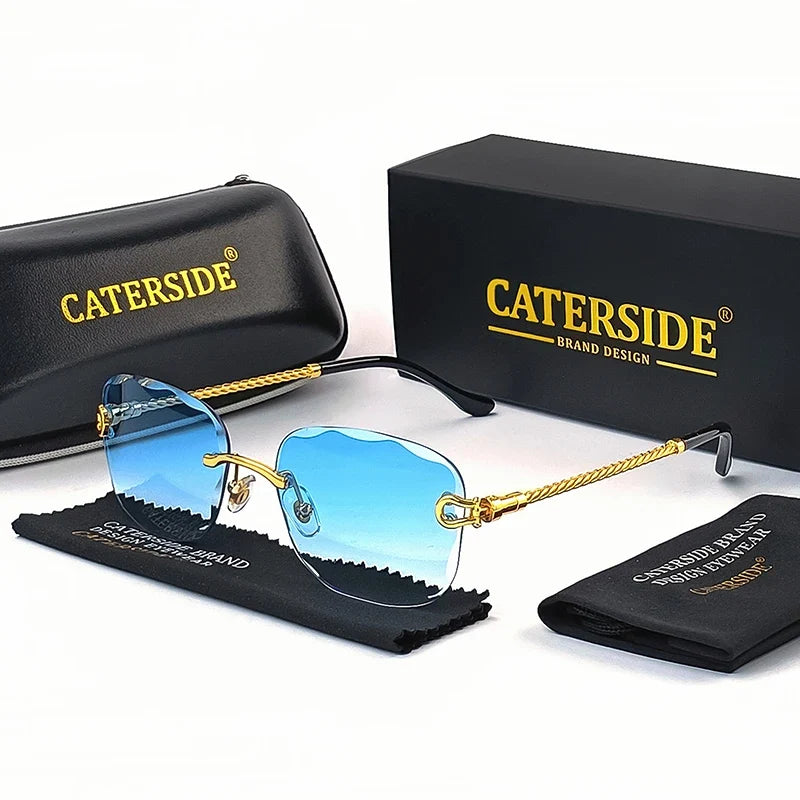 Rahmenlose Polarisierte Sonnenbrille – UV400