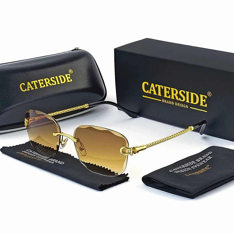Rahmenlose Polarisierte Sonnenbrille – UV400