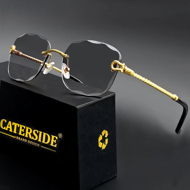 Rahmenlose Polarisierte Sonnenbrille – UV400
