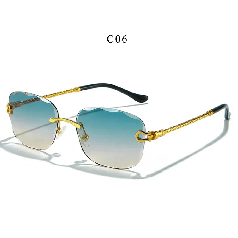Rahmenlose Polarisierte Sonnenbrille – UV400