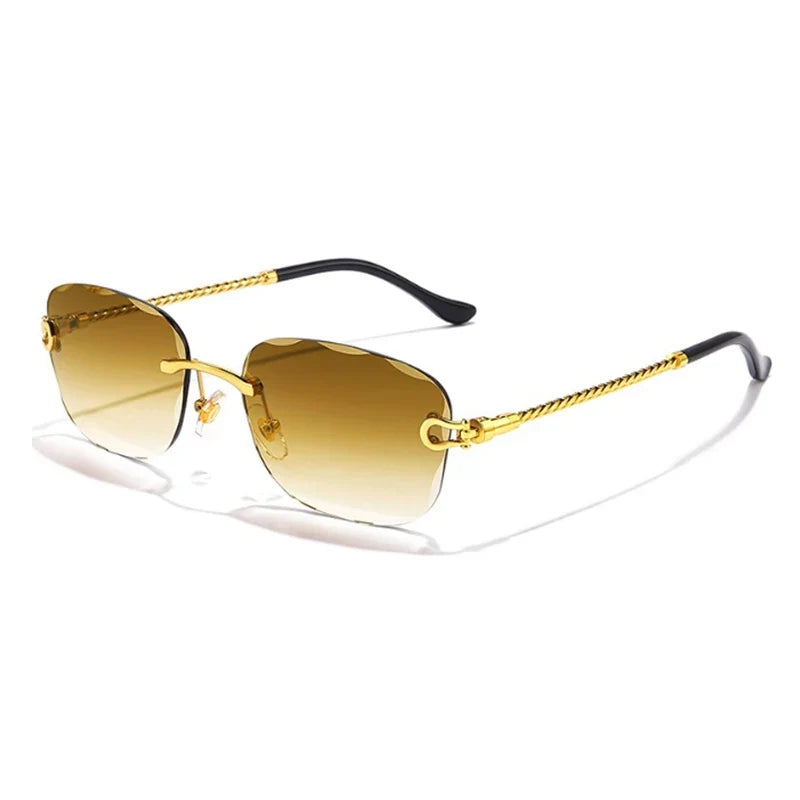 Rahmenlose Polarisierte Sonnenbrille – UV400