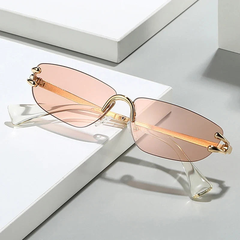 Rahmenlose Sonnenbrille - UV400