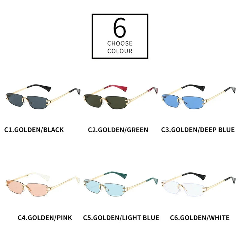 Rahmenlose Sonnenbrille - UV400