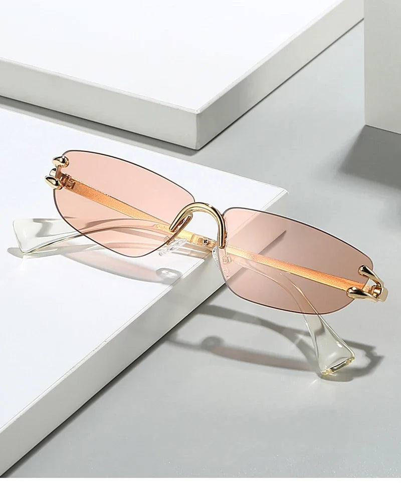 Rahmenlose Sonnenbrille - UV400