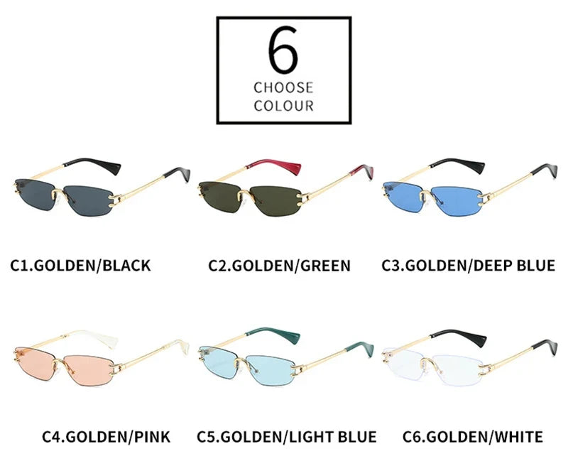 Rahmenlose Sonnenbrille - UV400