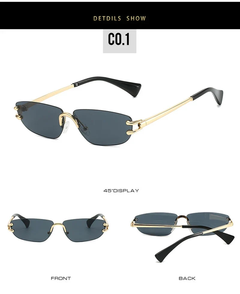 Rahmenlose Sonnenbrille - UV400