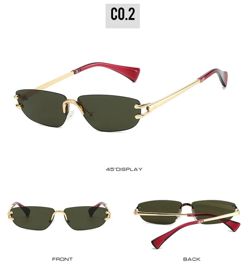 Rahmenlose Sonnenbrille - UV400