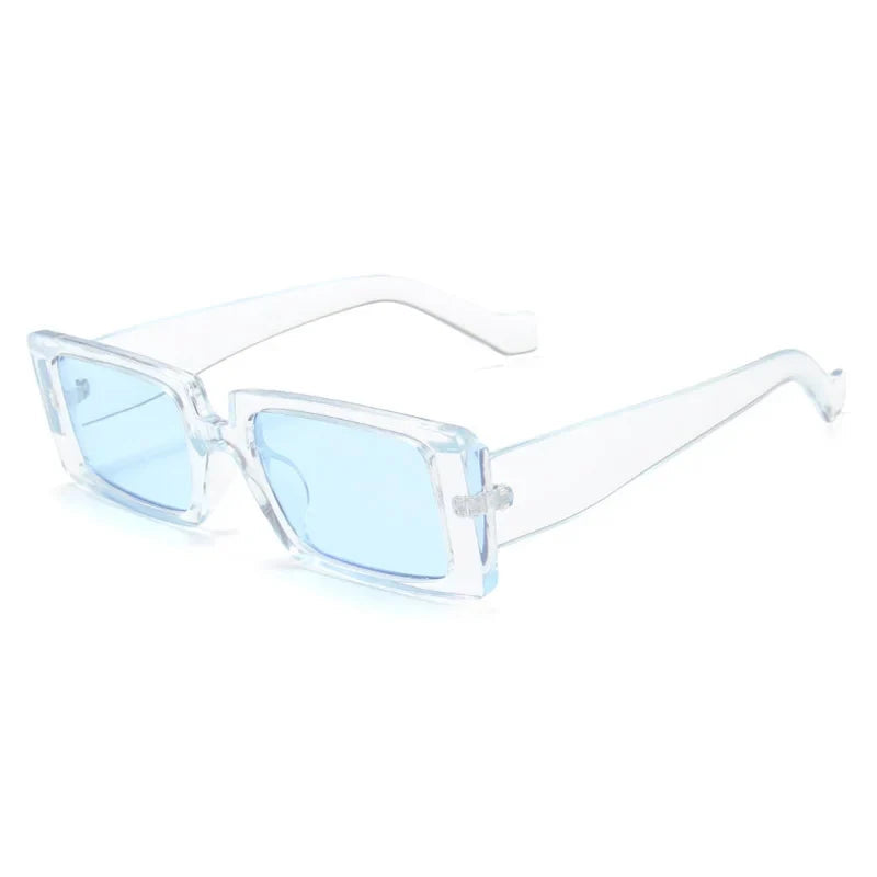 Rectangle Sonnenbrille – Blau, UV400