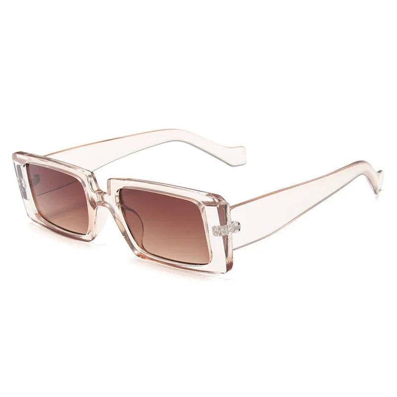 Rectangle Sonnenbrille – Champagner, UV400