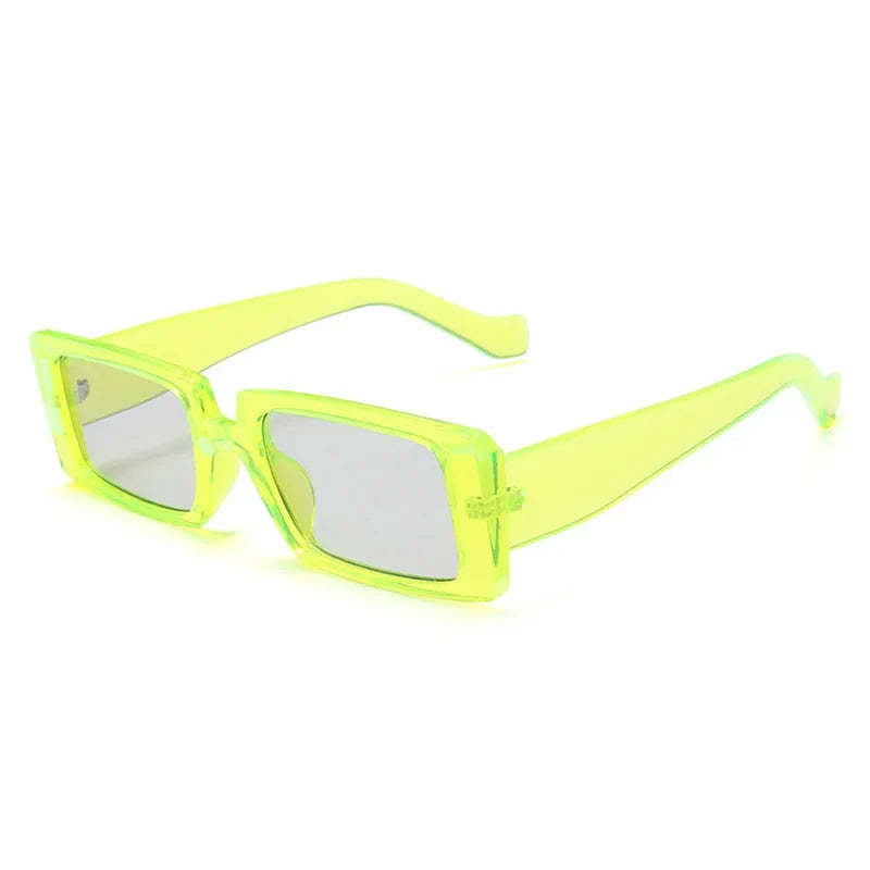Rectangle Sonnenbrille – Grün, UV400