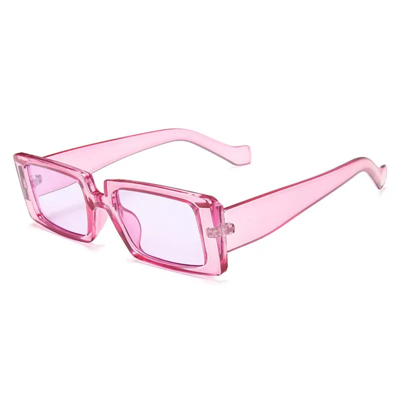 Rectangle Sonnenbrille – Lila, UV400