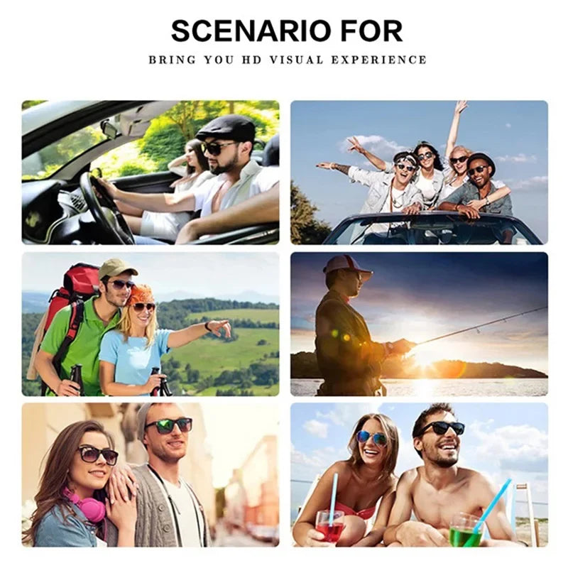 Retro-Sonnenbrille mit Doppelsteg – UV400