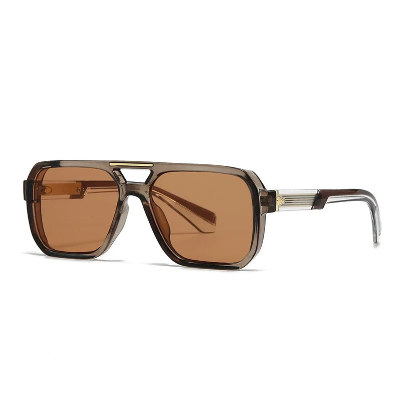 Retro Double Bridge Sonnenbrille – UV400