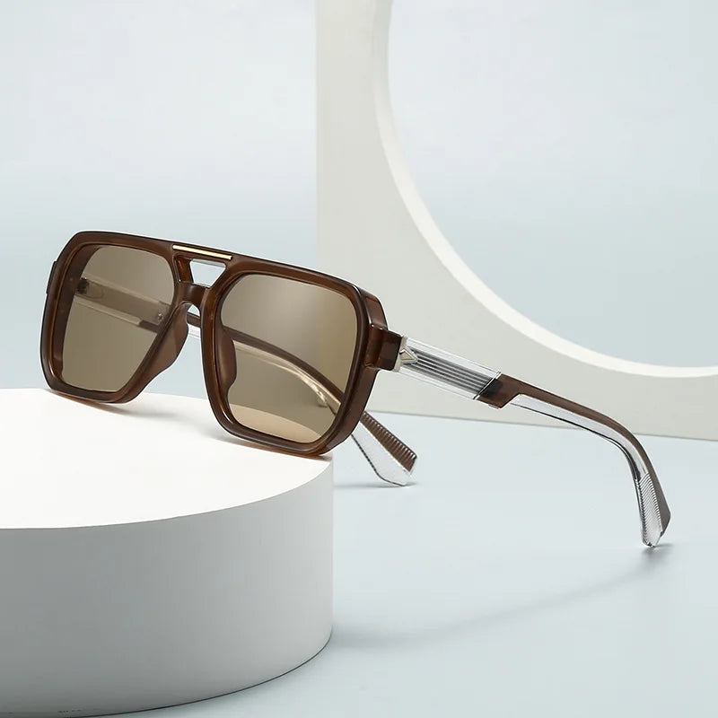 Retro Double Bridge Sonnenbrille – UV400