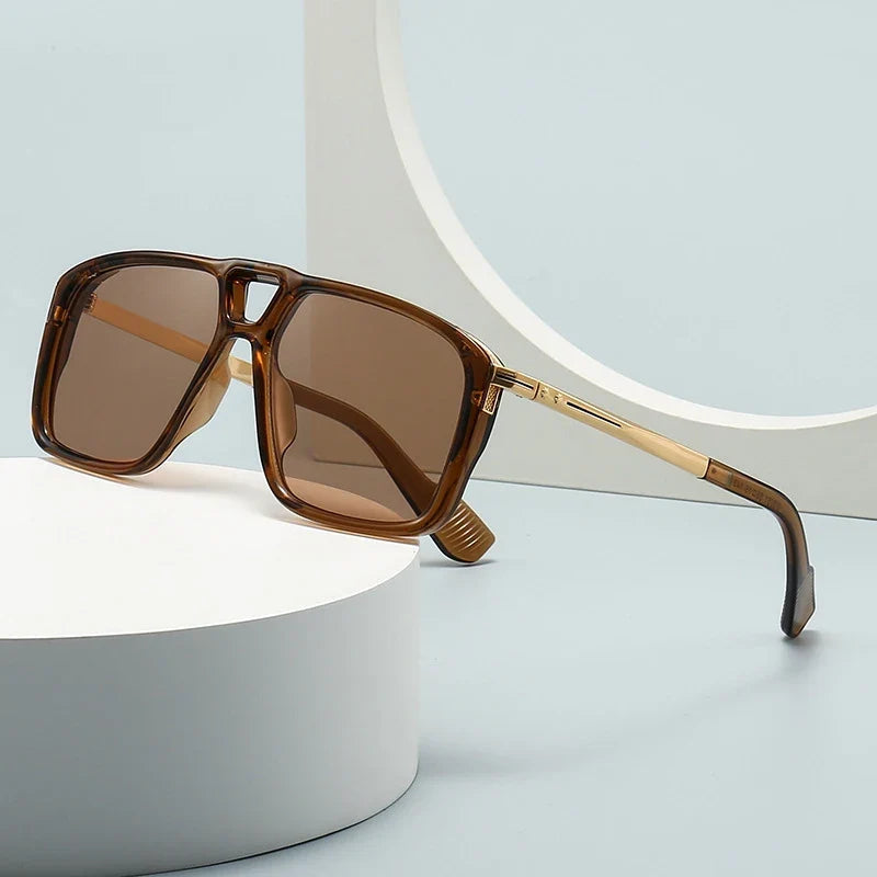 Retro Double Bridge Sonnenbrille – UV400