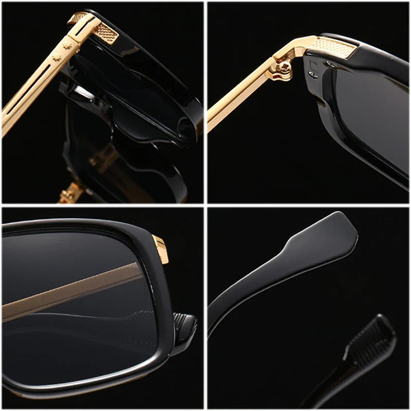 Retro Double Bridge Sonnenbrille – UV400