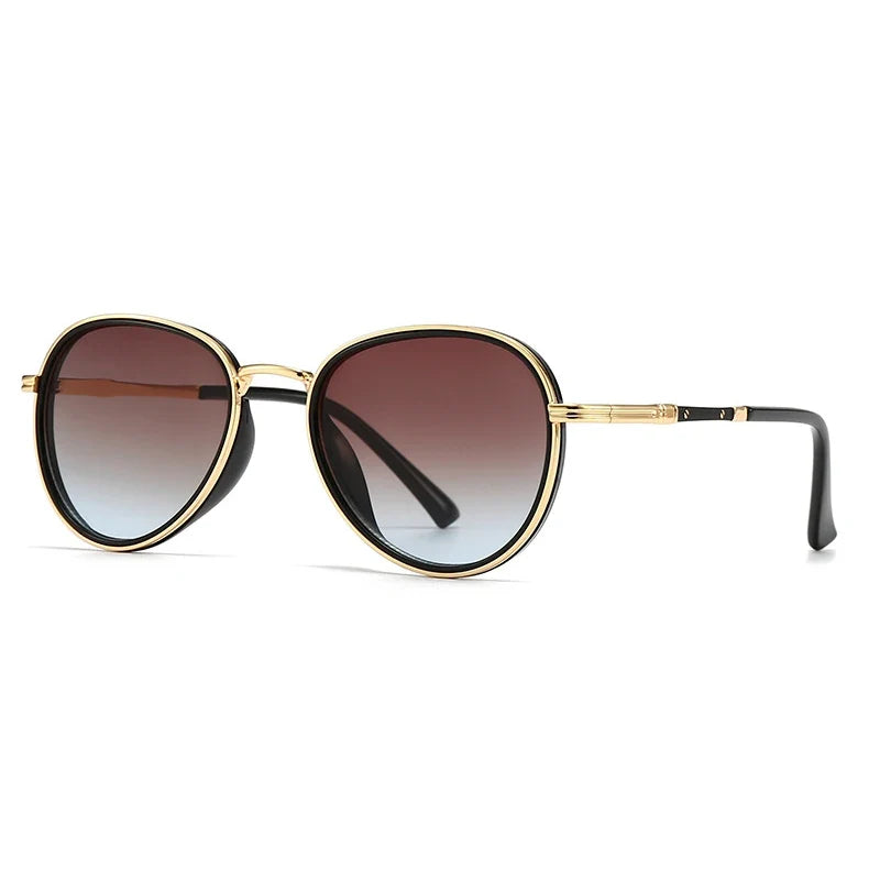 Retro Sonnenbrille aus Metall – UV400