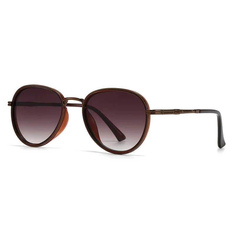 Retro Sonnenbrille aus Metall – UV400